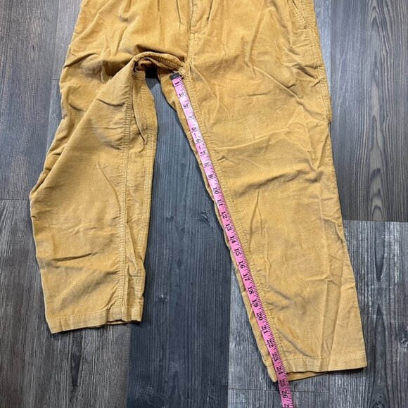 The North Face Mens Corduroy Pants Medium Yellow Preppy Academia Casual - Picture 7 of 8